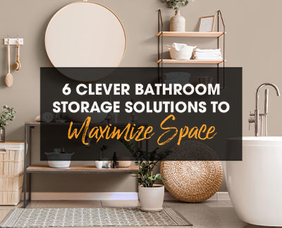 6 Small Bathroom Storage Ideas
